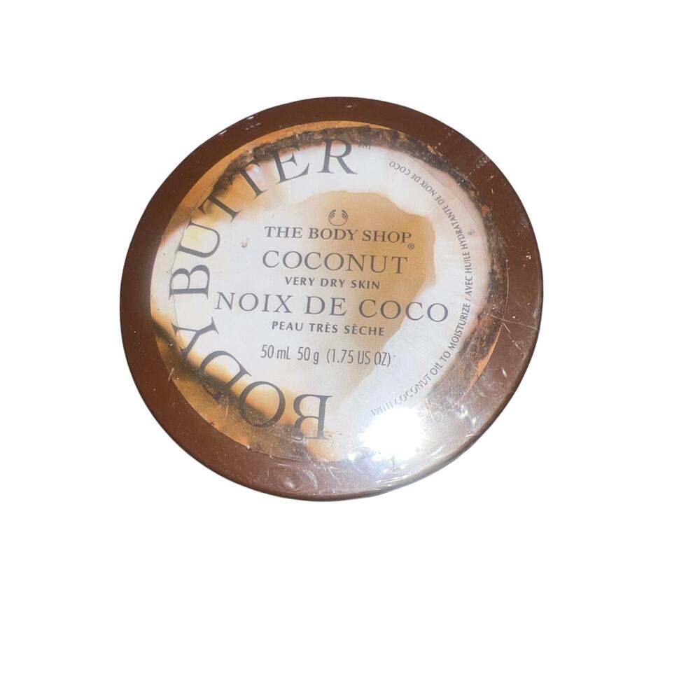 The Body Shop coconut body butter lotion for very dry skin new 1.75 FL oz 50ml